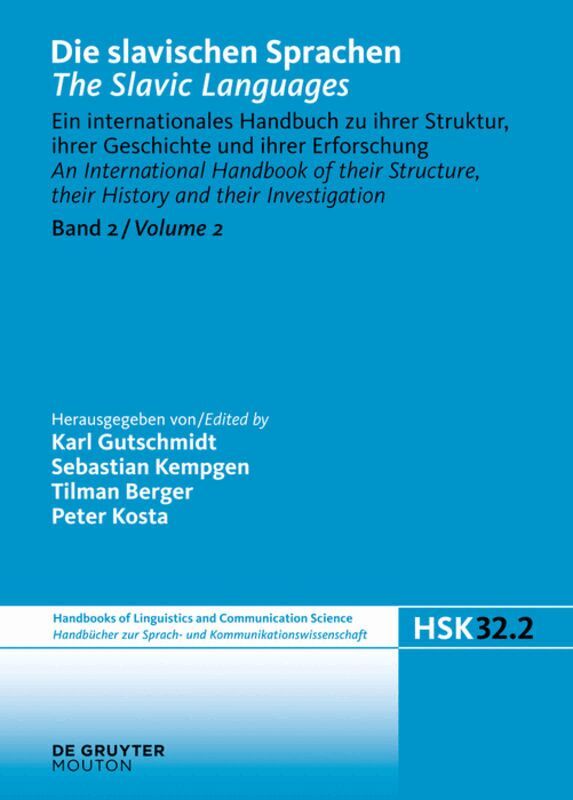 Sebastian Kempgen, Peter Kosta, Tilman Berger, Karl Gutschmidt - Die slavischen Sprachen / The Slavic Languages. Halbband 2, Inbunden. Tillgänglighet: Tillfälligt slut