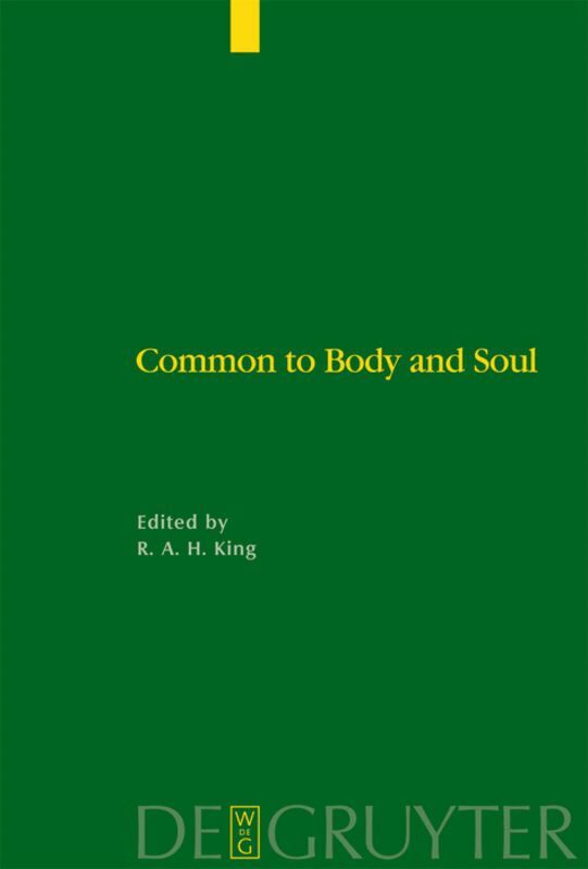 Richard A.H. King - Common to Body and Soul, Inbunden