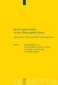 Recht und Frieden in der Philosophie Kants