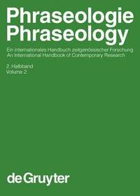 Phraseologie / Phraseology. Volume 2