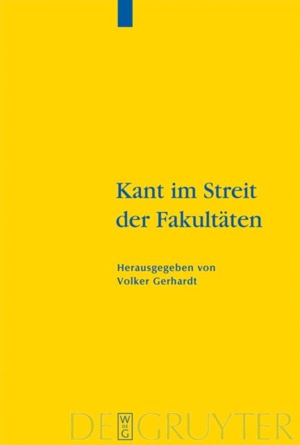 Thomas Meyer, Volker Gerhardt - Kant im Streit der Fakultäten, E-bok
