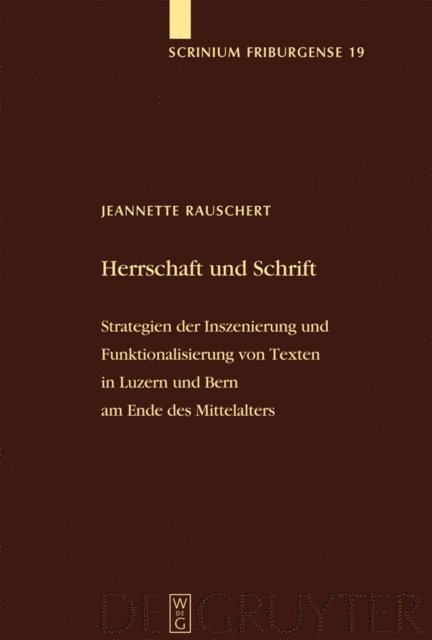 Jeannette Rauschert - Herrschaft und Schrift, E-bok
