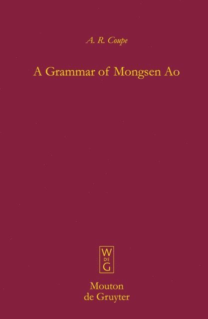 A.R. Coupe - Grammar of Mongsen Ao, E-bok