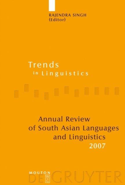 Rajendra Singh - Annual Review of South Asian Languages and Linguistics, E-bok