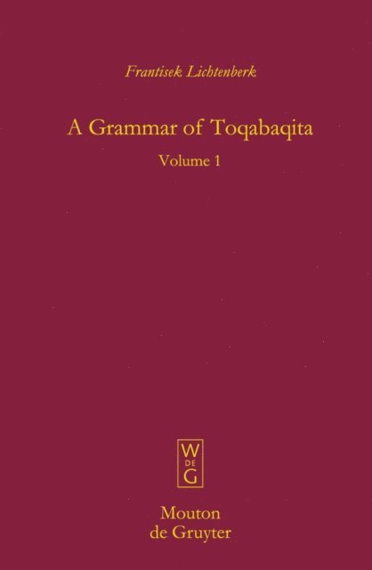 Frantisek Lichtenberk - Grammar of Toqabaqita, E-bok