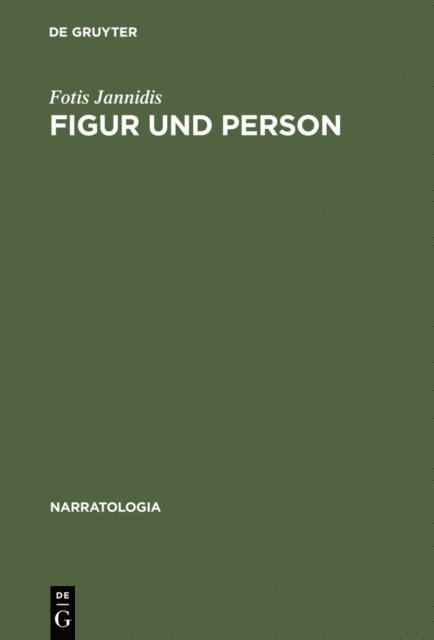 Fotis Jannidis - Figur und Person, E-bok