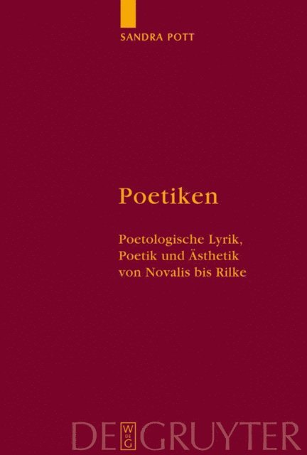 Sandra Pott - Poetiken, E-bok