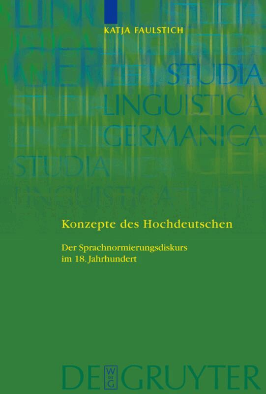 Konzepte des Hochdeutschen