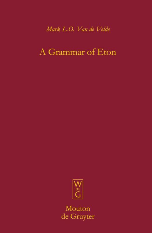 Mark L.O. Van de Velde - Grammar of Eton, Inbunden