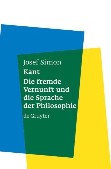 Josef Simon - Kant, E-bok