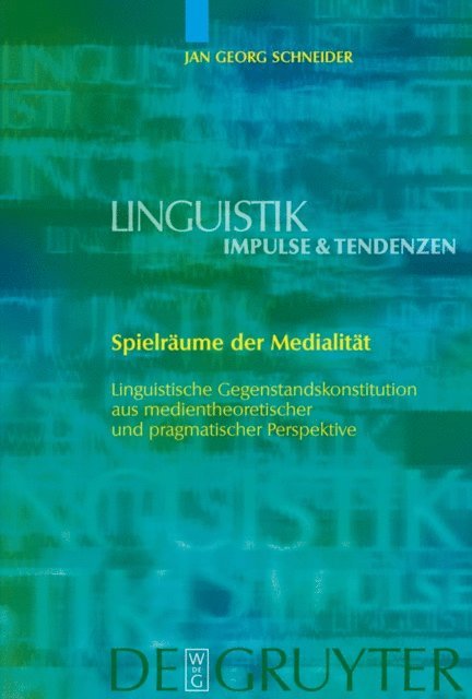 Jan Georg Schneider - Spielräume der Medialität, E-bok