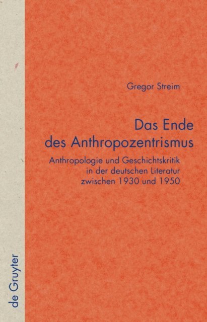 Gregor Streim - Das Ende des Anthropozentrismus, E-bok
