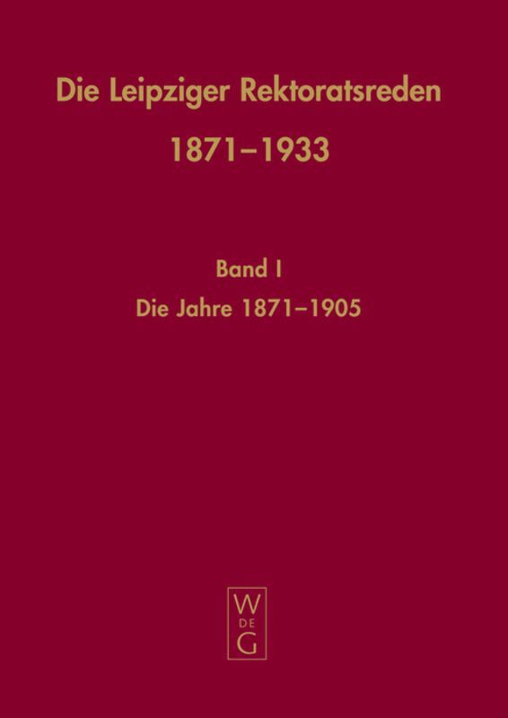 Franz Häuser - Die Leipziger Rektoratsreden 1871-1933, Inbunden. Tillgänglighet: Tillfälligt slut
