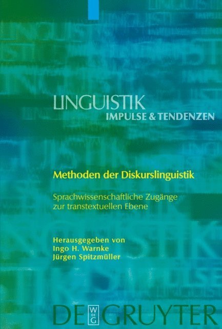 Jurgen Spitzmuller, Ingo H. Warnke - Methoden der Diskurslinguistik, E-bok