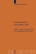 Schleiermachers Liederblÿtter 1817