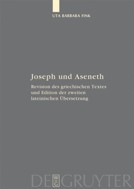 Uta Barbara Fink - Joseph und Aseneth, E-bok