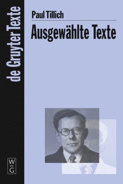 Paul Tillich, Erdmann Sturm, Werner Schuler, Christian Danz - Ausgewählte Texte, E-bok