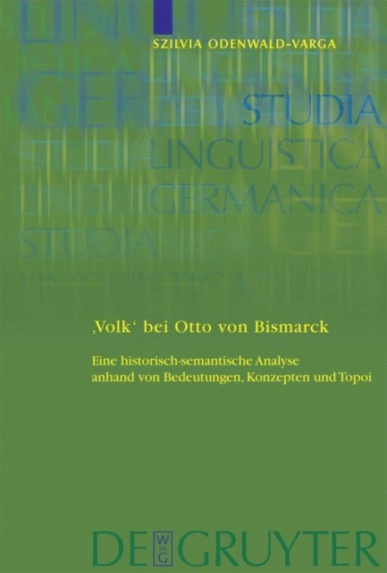 Szilvia Odenwald-Varga - 'Volk' bei Otto von Bismarck, E-bok
