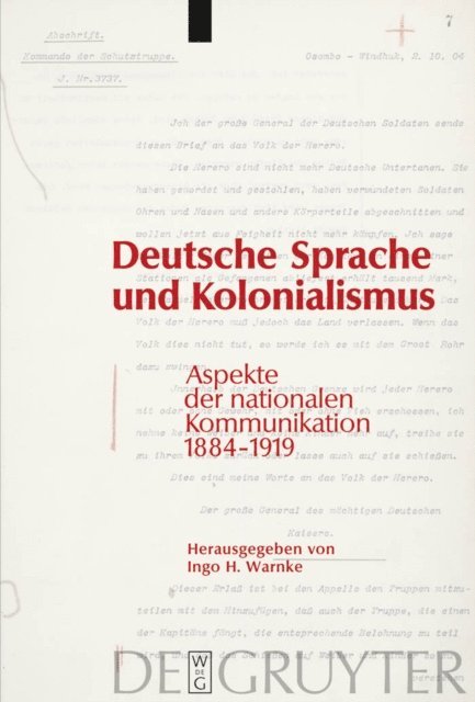Ingo H. Warnke - Deutsche Sprache und Kolonialismus, E-bok