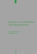 Beitrge Zur Urchristlichen Theologiegeschichte