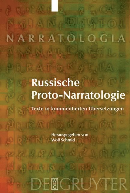 Wolf Schmid - Russische Proto-Narratologie, E-bok