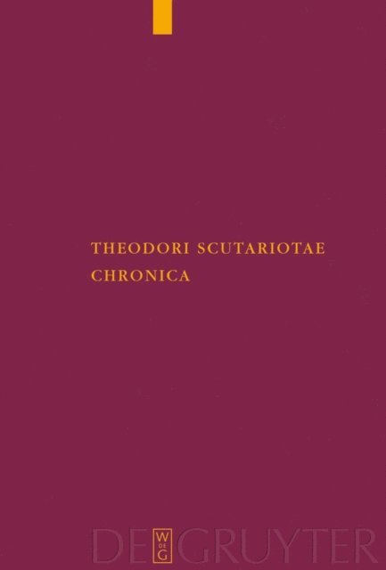 Raimondo Tocci - Theodori Scutariotae Chronica, E-bok