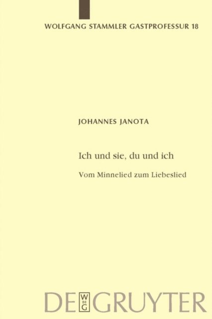 Johannes Janota - Ich und sie, du und ich, E-bok