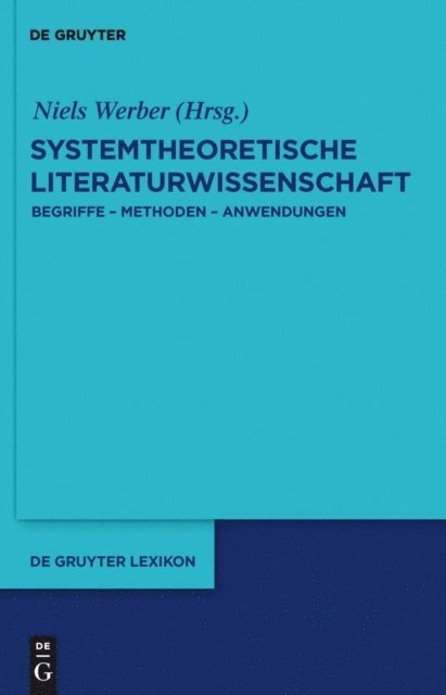 Niels Werber - Systemtheoretische Literaturwissenschaft, E-bok