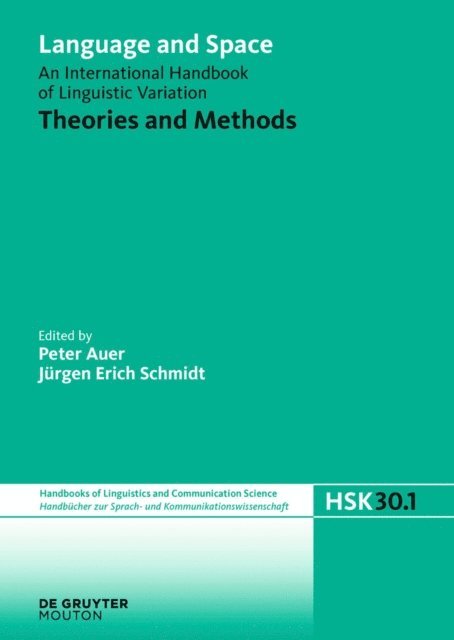 Jurgen Erich Schmidt, Peter Auer - Theories and Methods, E-bok