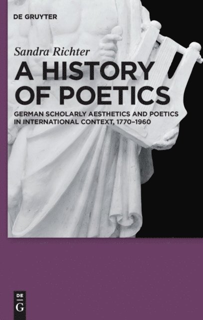 Sandra Richter - History of Poetics, E-bok