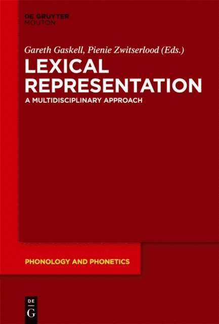 Pienie Zwitserlood, Gareth Gaskell - Lexical Representation, E-bok