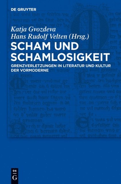 Hans Rudolf Velten, Katja Gvozdeva - Scham und Schamlosigkeit, E-bok