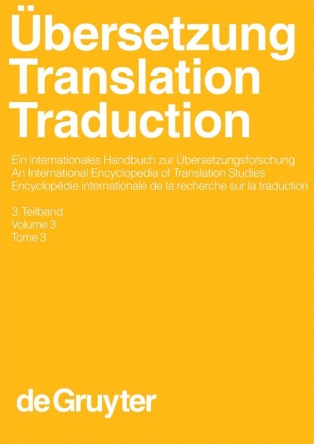 Harald Kittel - Übersetzung - Translation - Traduction. 3. Teilband, E-bok