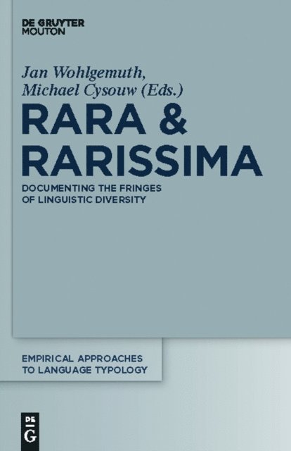Michael Cysouw, Jan Wohlgemuth - Rara & Rarissima, E-bok
