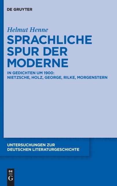 Helmut Henne - Sprachliche Spur der Moderne, E-bok