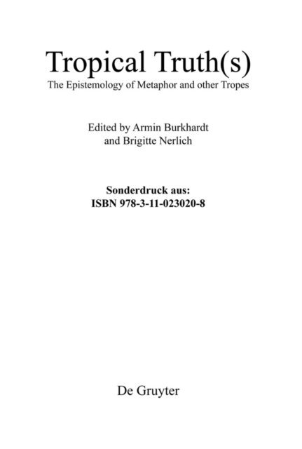 Brigitte Nerlich, Armin Burkhardt - Tropical Truth(s), E-bok