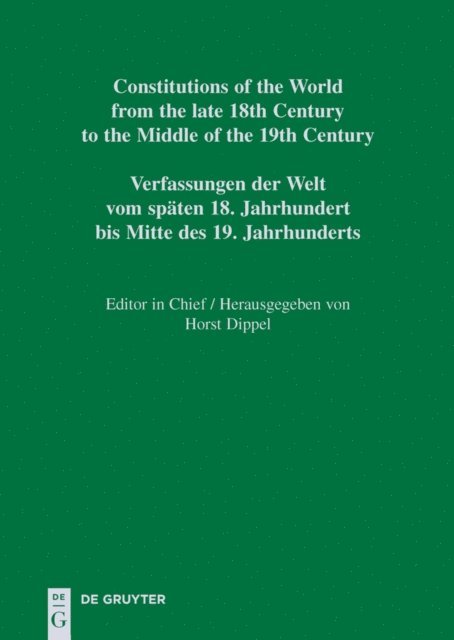 Ilse Reiter, Milan Hlavacka, Mirela Kresic, Dalibor Cepulo - Croatian, Slovenian and Czech Constitutional Documents 1818-1849, E-bok