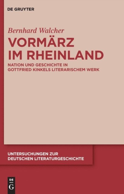 Bernhard Walcher - Vormärz im Rheinland, E-bok
