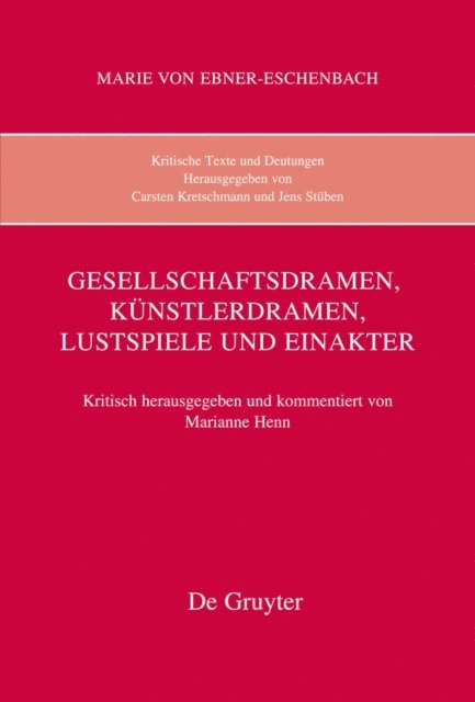 Marianne Henn - Gesellschaftsdramen, Künstlerdramen, Lustspiele und Einakter, E-bok