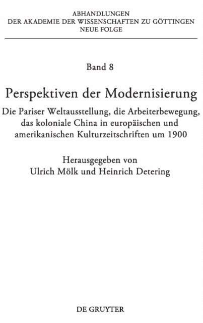 Heinrich Detering, Ulrich Molk - Perspektiven der Modernisierung, E-bok