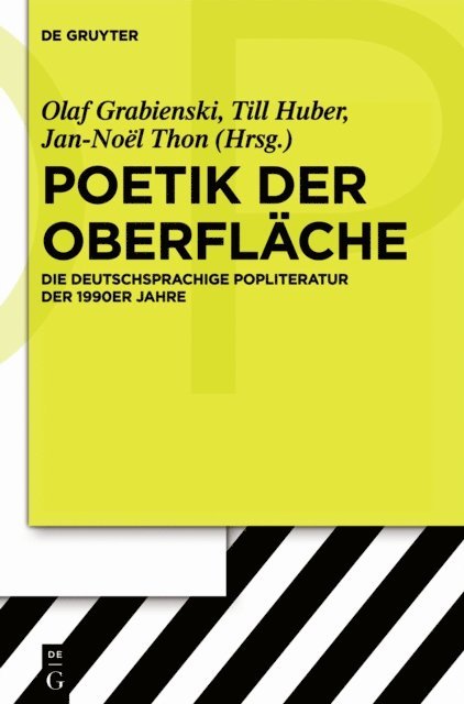 Jan-Noel Thon, Till Huber, Olaf Grabienski - Poetik der Oberfläche, E-bok