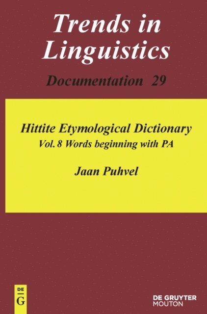 Jaan Puhvel - Words beginning with PA, E-bok