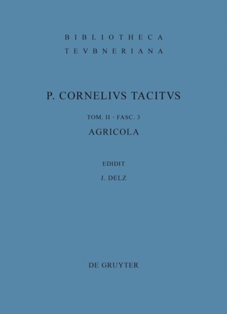 Jurgen Ungern-Sternberg, Josef Delz - Agricola, E-bok