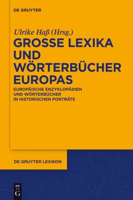 Ulrike Ha - Große Lexika und Wörterbücher Europas, E-bok