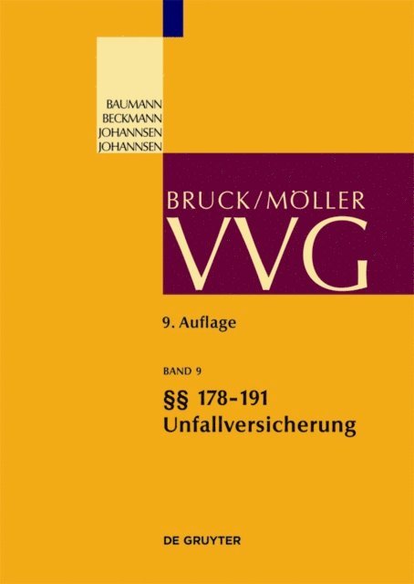 Kent Leverenz - §§ 178-191; Allgemeine Unfallversicherungsbedingungen 2008, E-bok
