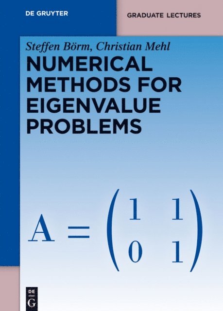 Christian Mehl, Steffen Borm - Numerical Methods for Eigenvalue Problems, E-bok