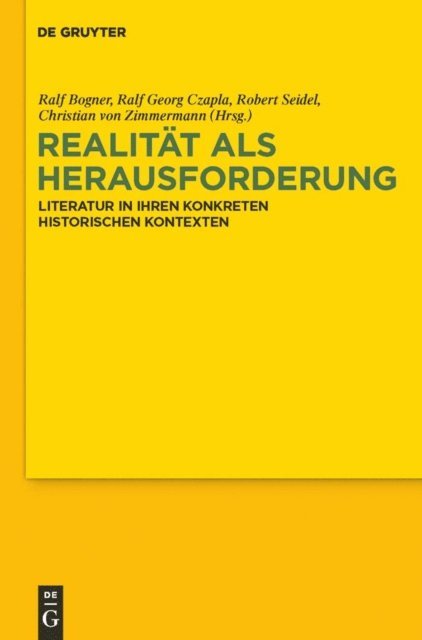 Christian Zimmermann, Robert Seidel, Ralf Georg Czapla, Ralf Bogner - Realität als Herausforderung, E-bok