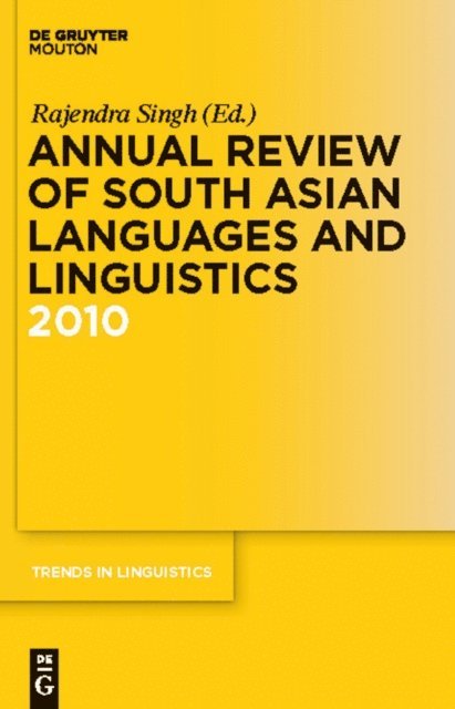 Rajendra Singh - Annual Review of South Asian Languages and Linguistics, E-bok