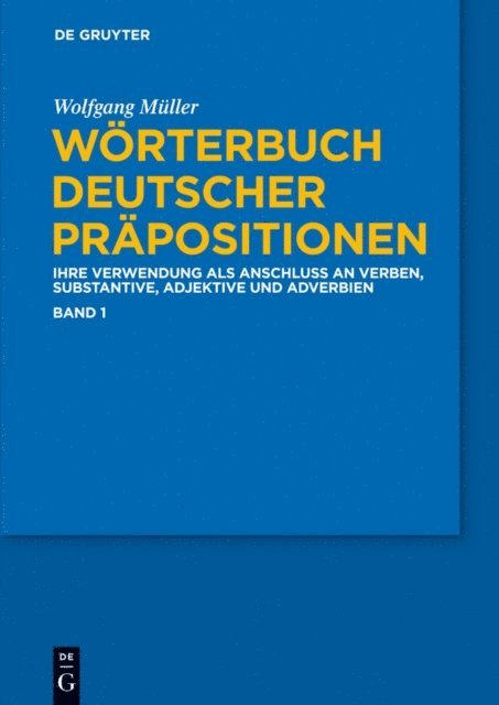 Wolfgang Muller - Wörterbuch deutscher Präpositionen, E-bok