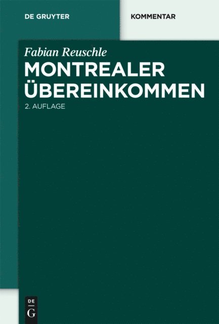 Fabian Reuschle - Montrealer Übereinkommen, E-bok